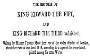 [Gutenberg 45614] • Chronicles of England, Scotland and Ireland (3 of 6): England (5 of 9) / The History of Edward the Fift and King Richard the Third Unfinished